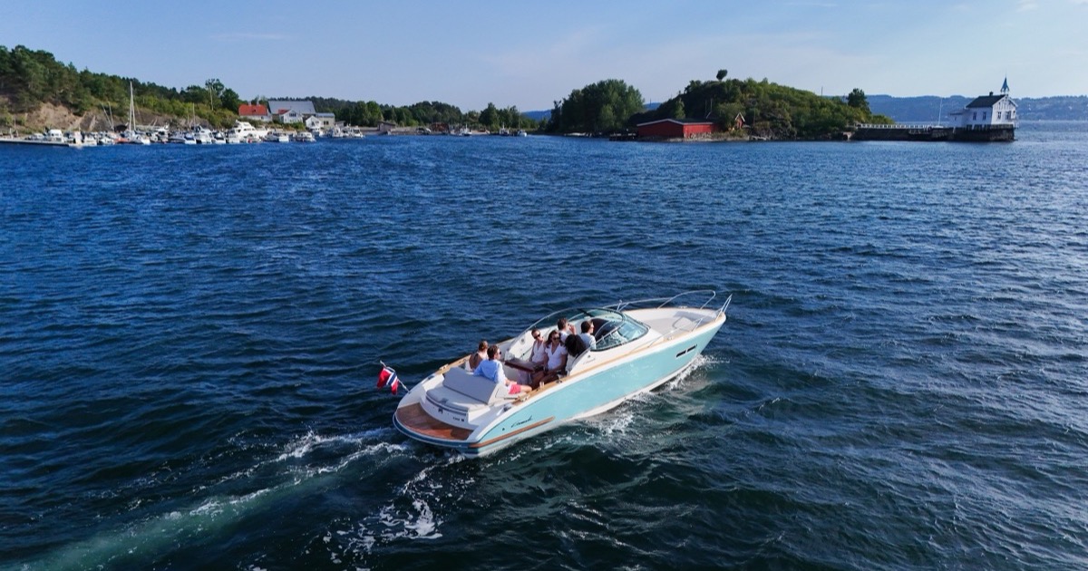 Oslofjorden utenfor Bygdøy, farvannet Oseberg-, Gokstad- og Tuneskipet ble bygget for