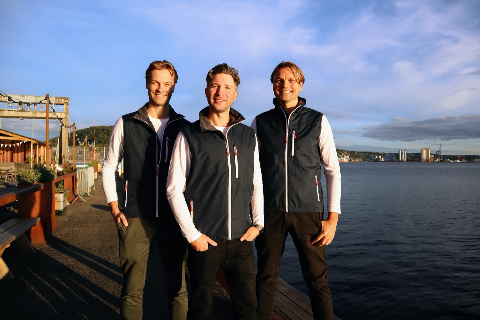 Simon, Adrian, and Are — the Oslo Sea Experience captains
